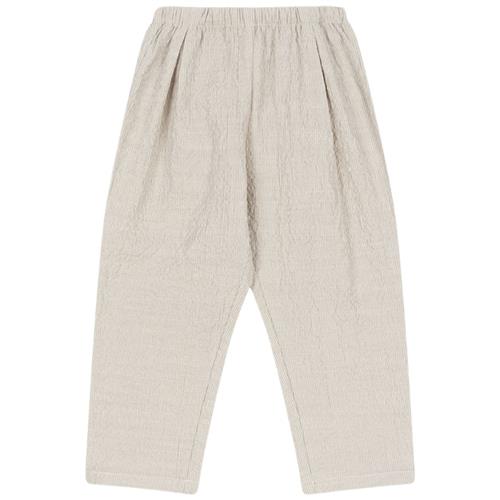 Konges Sløjd GOTS Elliot Bukser Quarry Stripe 3 Y  Beige  3 år  mand
