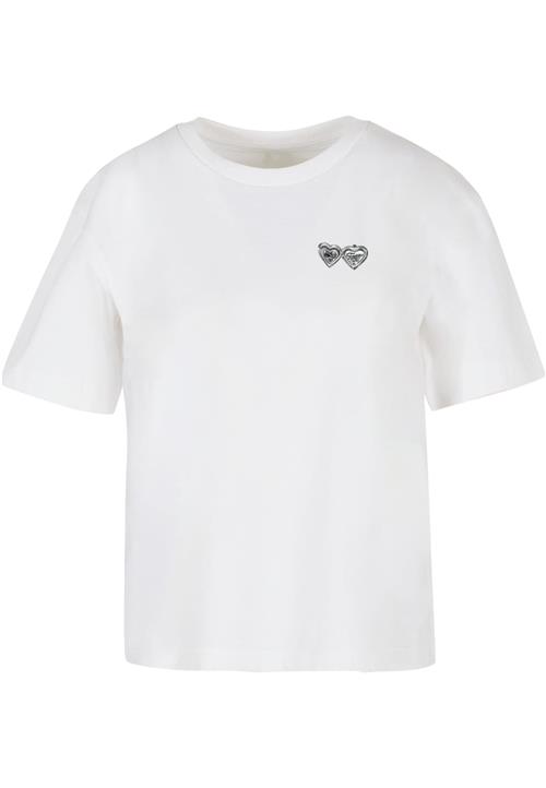 Mister Tee Shirts 'Lock It'  mørkegrå / hvid