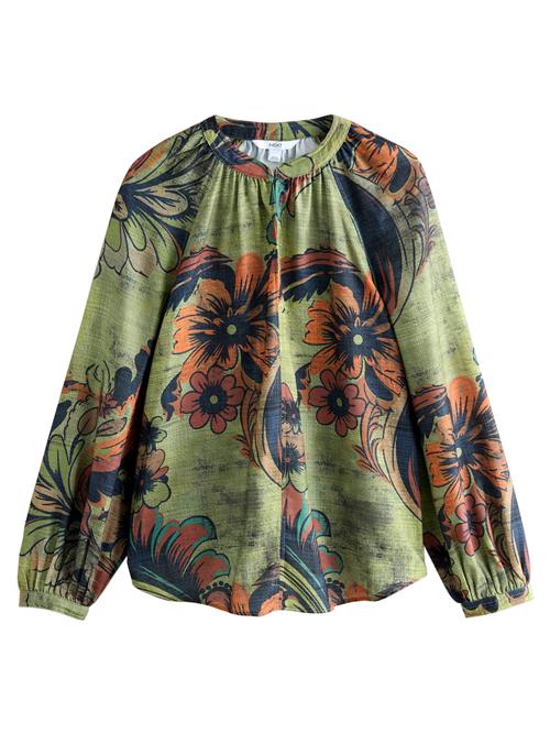 Next Bluse  navy / grøn / orange