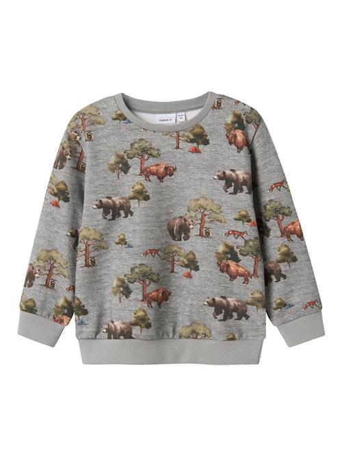 Se NAME IT Sweatshirt Olin Grey Melange hos SmartKidz