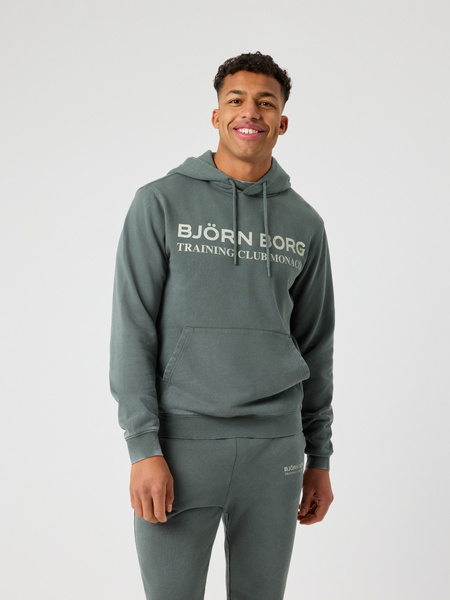 Björn Borg Borg Classic Print Hoodie Grøn, L
