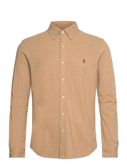 Featherweight Mesh Shirt Polo Ralph Lauren Brown