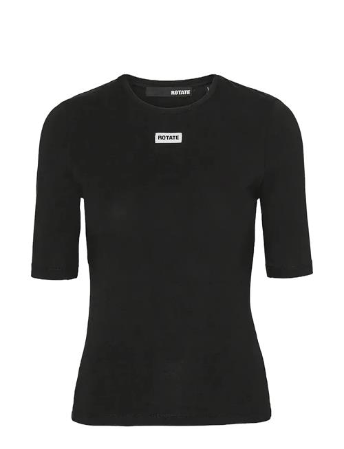 Short Sleeve T-Shirt ROTATE Birger Christensen Black