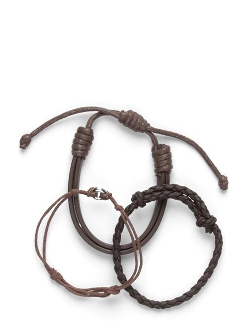 Pack Of 3 Bracelets Mango Brown