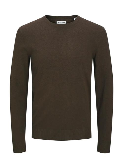 Jack & Jones Jjeemil Knit Crew Neck Noos Jack & J S Brown
