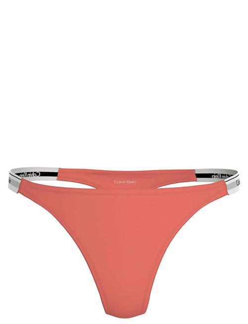 Dipped String Thong Calvin Klein Coral