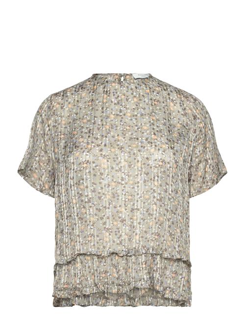 Rwgloria Ss Blouse Rosemunde Patterned