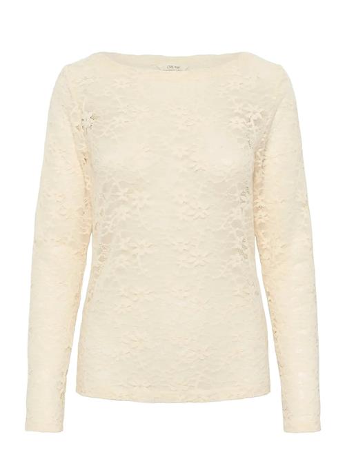 Cringe Lace Blouse Cream Cream