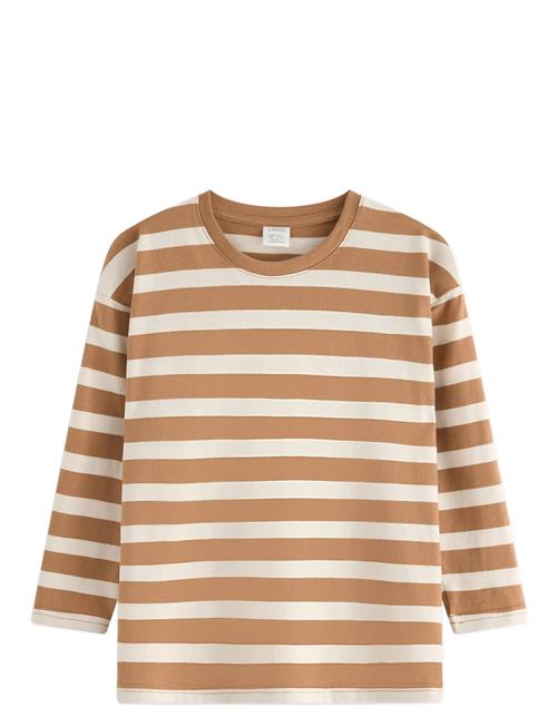 Langærmet Top Lindex Beige