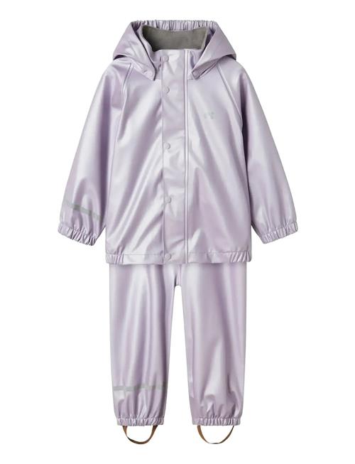Nmfdry10 Rain Set Metallic Fo Name It Purple