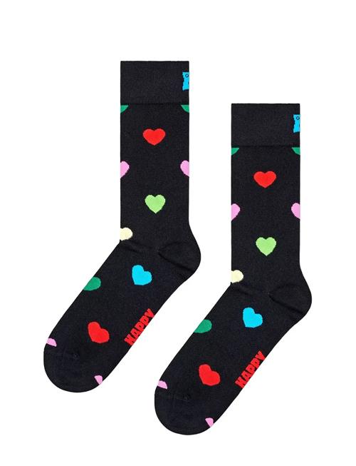 Heart Sock Happy Socks Black