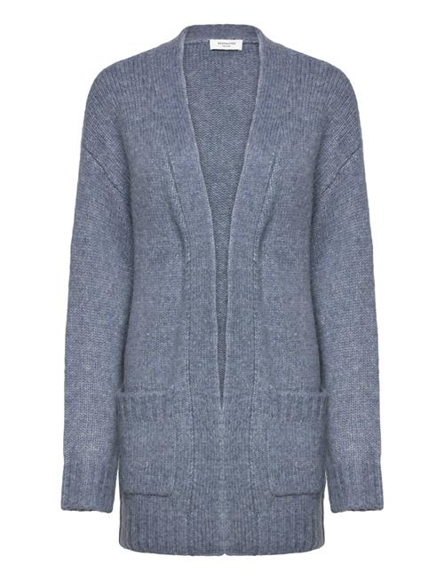 Rwtulip Wool Blend Long Knit Cardig Rosemunde Blue