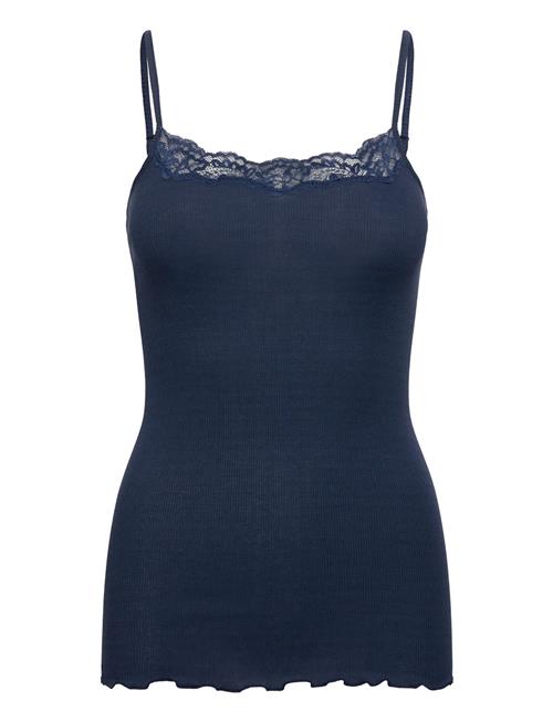 Rwbernadine Organic Sl Strap Lace T Rosemunde Navy