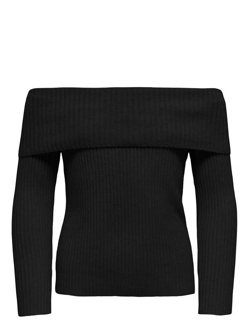 Kogkatia Ls Off Shoulder Cp Knt Kids Only Black
