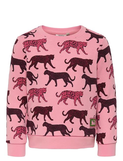 Kmgleonora Life L/S Reg Pullo Bru Swt Kids Only Pink
