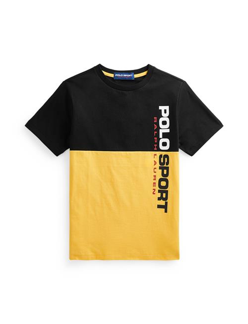 Ralph Lauren Kontrastfarvet T-shirt Gul 8 Y  Sort  8 år  mand