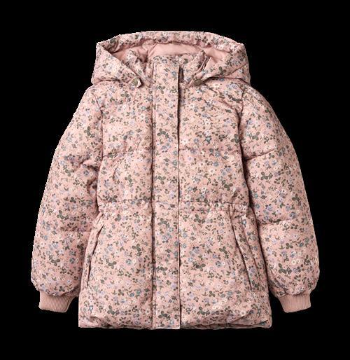 Wheat Eli Puffer-jakke Rose Powder Flowers Rose Powder Flowers 104 cm  Lyserød  104 cm  kvinde