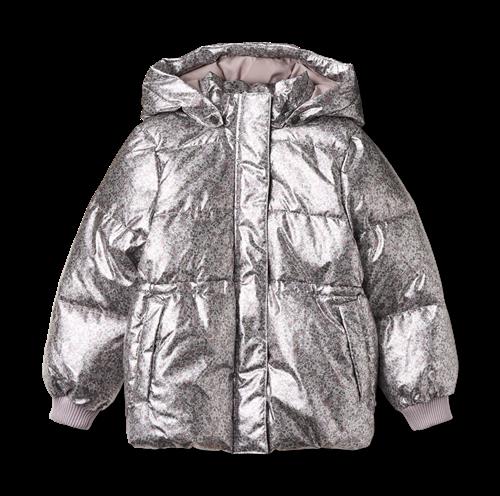 Wheat Eli Puffer-jakke Silver Flower Meadow  Silver Flower Meadow 104 cm  Sølv  104 cm  kvinde