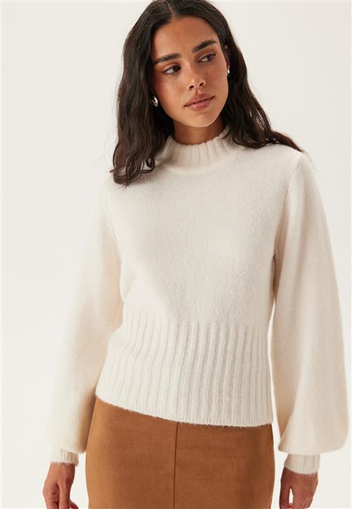 BUBBLEROOM Volume Sleeve Knitted Sweater