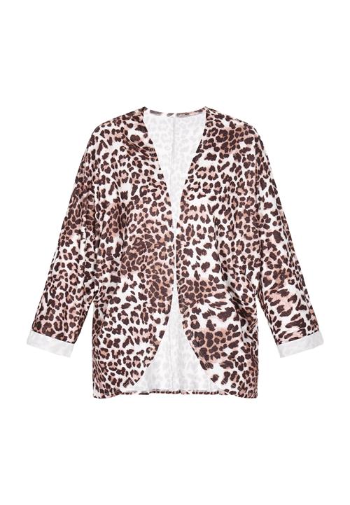 IZIA Cardigan  beige / brun / hvid
