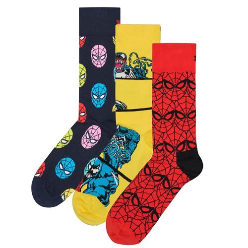 Happy Socks Sokker 'Marvel Avengers'  navy / gul / blandingsfarvet / rød