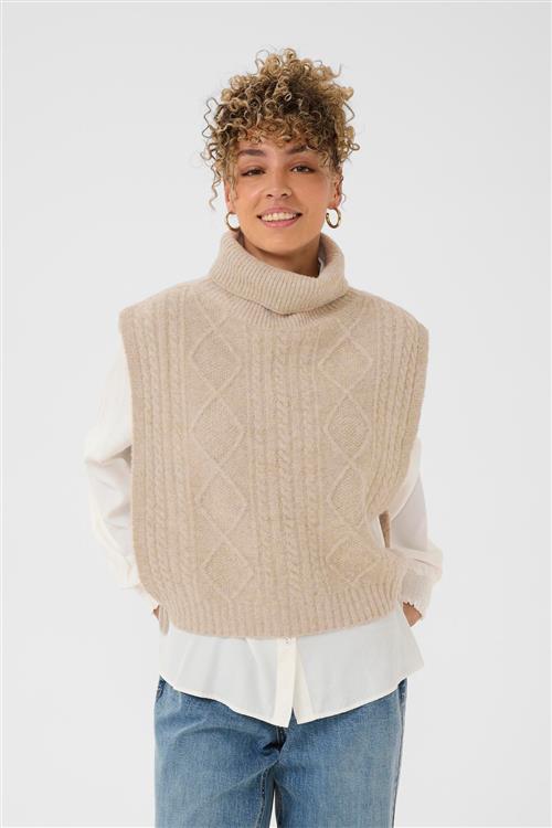 Se Cream Strikvest  beige ved About You