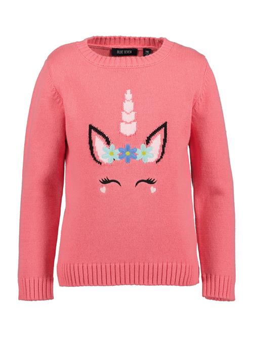 BLUE SEVEN Pullover  lyseblå / laks / lyserød / sort