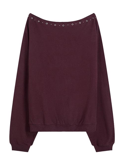 Bershka Sweatshirt  burgunder