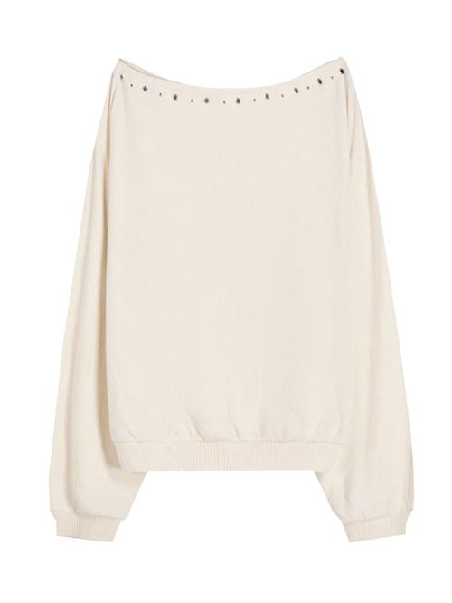 Bershka Sweatshirt  ecru
