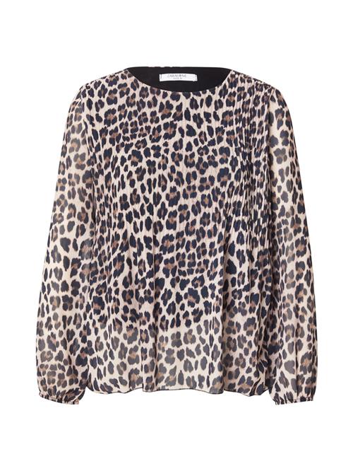 ZABAIONE Bluse 'Al44baa'  creme / brun / sort