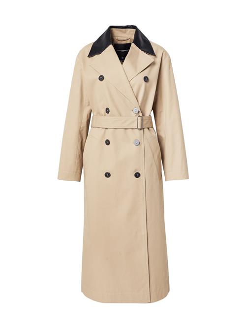 FRENCH CONNECTION Overgangsfrakke 'DASHA'  beige / sort