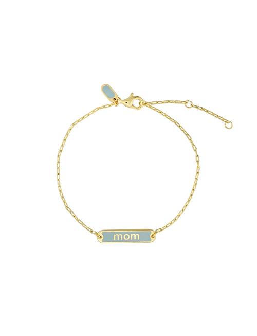 Vip Candy Tag Bracelet Design Letters Blue