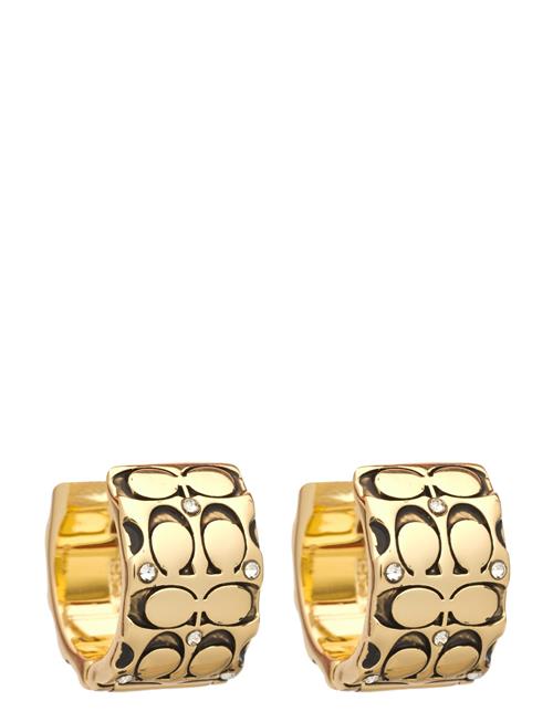 Coach Signature Quilted Huggies Coach Accessories Gold