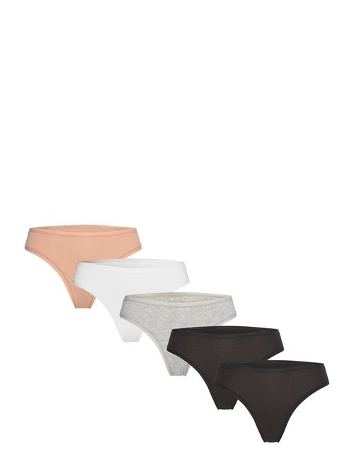 Core Thong 5-Pack Organic Basics Patterned