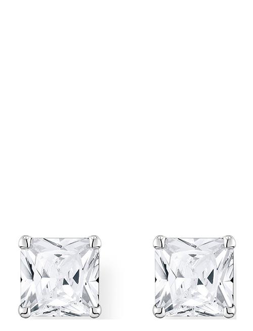 Ear Studs White St Thomas Sabo Silver