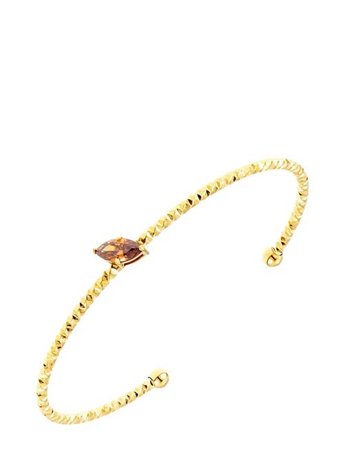 Como Mini Bangle Brown Gold By Jolima Gold