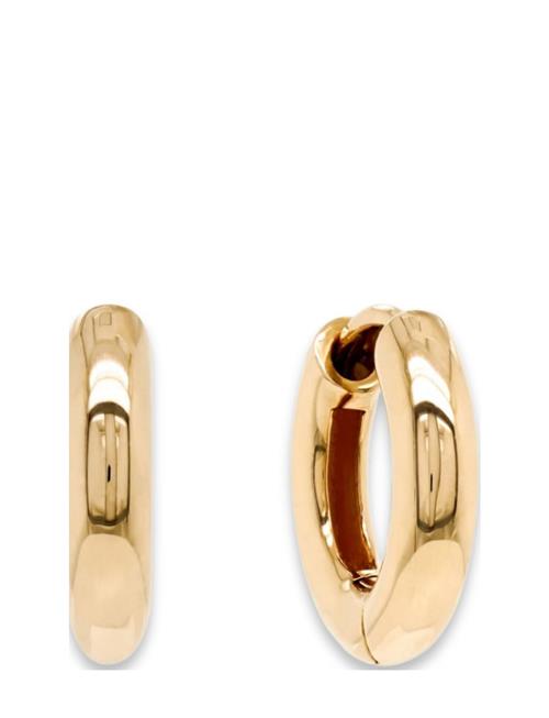 Goldplated Classic Earrings Marmara Sterling Gold