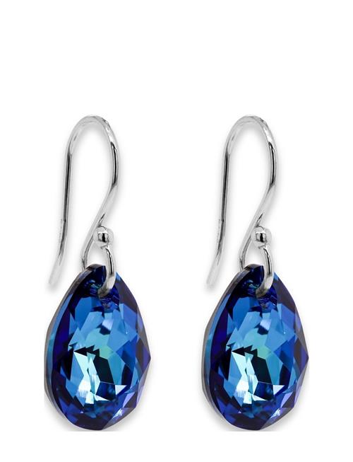 Silver Earrings Marmara Sterling Blue