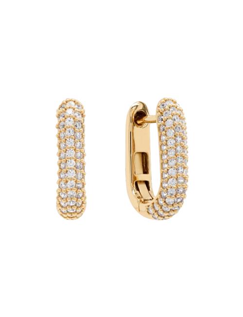 Goldplated Link Earrings Marmara Sterling Gold