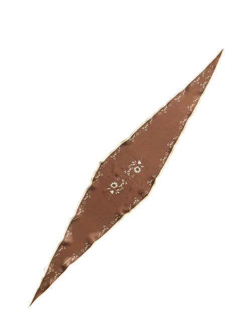 Nassica Diamond Scarf Becksöndergaard Brown