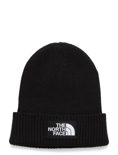 Kids Tnf Logo Box Cuffed Beanie The North Face Black