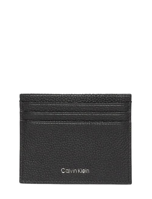 Foil Emboss Ew Card Case Calvin Klein Black
