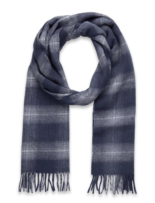 Check Lambswool Scarf Lyle & Scott Navy