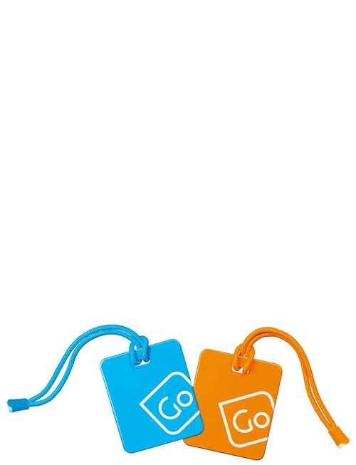 Luggage Tags Twin Pack Go Travel Blue