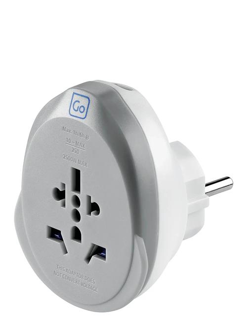 World - Eu Usb-C Adaptor + Go Travel White