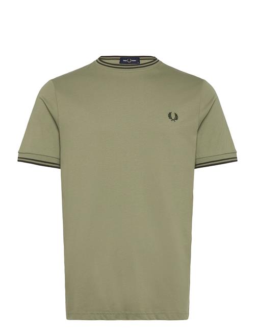 Twin Tipped T-Shirt Fred Perry Khaki