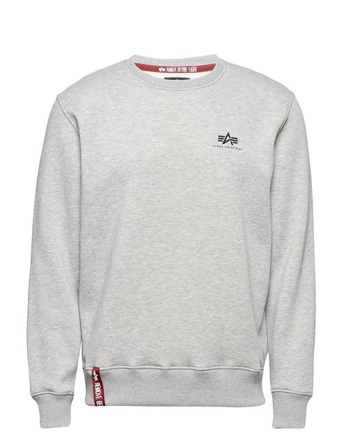 Basic Sweater Small Logo Alpha Industries Grey