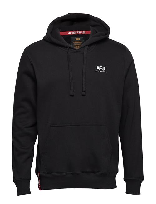 Basic Hoodie Small Logo Alpha Industries Black