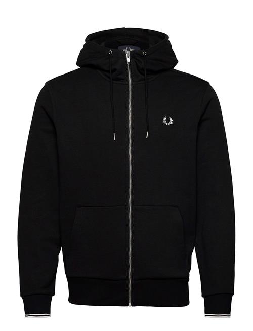 Hooded Zip Sweatshirt Fred Perry Black