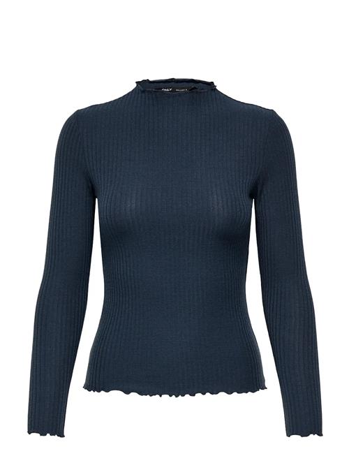 Onlemma L/S High Neck Top Noos Jrs ONLY Navy